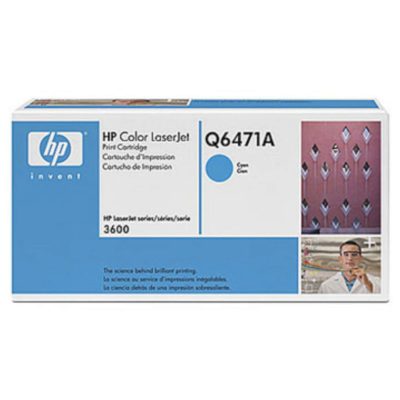Hp 502A Toner, Cyan Single Pack, Q6471A Hp 502A Toner, Cyan Single Pack, Q6471A